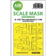   Art Scale Kit A-10C Thunderbolt II double-sided express fit mask for Great Wall Hobby 1:48 (200-M48219)