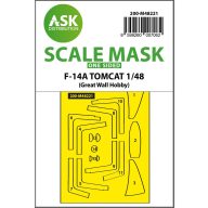   Art Scale Kit F-14A Tomcat one-sided express fit mask for Great Wall Hobby 1:48 (200-M48221)