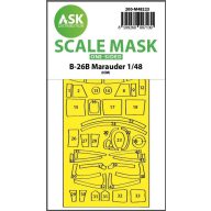   Art Scale Kit B-26B Marauder one-sided express fit mask for ICM 1:48 (200-M48223)