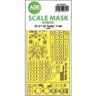   Art Scale Kit Ki-21-Ib Sally one-sided express fit mask for ICM 1:48 (200-M48226)