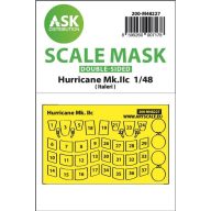   Art Scale Kit Hawker Hurricane Mk.IIc double-sided express mask for Italeri 1:48 (200-M48227)