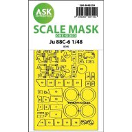   Art Scale Kit Ju 88C-6 one-sided express fit mask for ICM 1:48 (200-M48229)