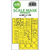   Art Scale Kit Ju 88C-6 double-sided express fit mask for ICM 1:48 (200-M48230)