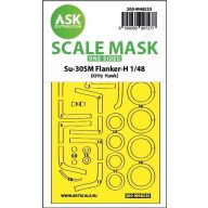   Art Scale Kit Su-30SM Flanker-H one-sided express fit mask for Kitty Hawk 1:48 (200-M48233)