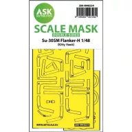   Art Scale Kit Su-30SM Flanker-H double-sided express fit mask for Kitty Hawk 1:48 (200-M48234)