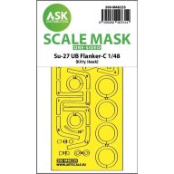  Art Scale Kit Su-27UB Flanker-C one-sided express fit mask for Kitty Hawk 1:48 (200-M48235)