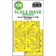   Art Scale Kit Su-27UB Flanker-C double-sided express fit mask for Kitty Hawk 1:48 (200-M48236)