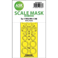   Art Scale Kit Su-17M3/M4 one-sided express fit mask for Kitty Hawk 1:48 (200-M48237)