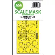   Art Scale Kit Su-17M3/M4 double-sided express fit mask for Kitty Hawk 1:48 (200-M48238)