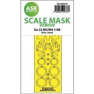   Art Scale Kit Su-22M3/M4 one-sided express fit mask for Kitty Hawk 1:48 (200-M48239)