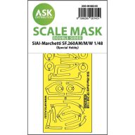   Art Scale Kit SIAI-Marchetti SF.260AM/M/W double-sided express fit mask for Special Hobby 1:48 (200-M48245)