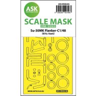   Art Scale Kit Su-30MK Flanker-C one-sided express fit mask for Kitty Hawk 1:48 (200-M48246)