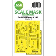   Art Scale Kit Su-30MK Flanker-C double-sided express fit mask for Kitty Hawk 1:48 (200-M48247)