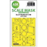   Art Scale Kit Su-27 Flanker-B double-sided express fit mask for Kitty Hawk 1:48 (200-M48251)