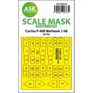   Art Scale Kit Curtiss P-40B Warhawk double-sided express fit mask for Airfix 1:48 (200-M48267)