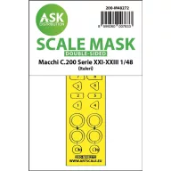   Art Scale Kit Macchi C.200 Serie XXI-XXIII double-sided express fit mask for Italeri 1:48 (200-M48272)