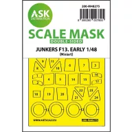   Art Scale Kit Junkers F-13 double-sided express fit mask for Miniart 1:48 (200-M48275)