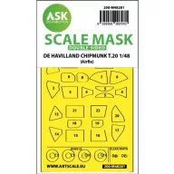   Art Scale Kit De Havilland Chipmunk T.20 double-sided express fit mask for for Airfix 1:48 (200-M48281)