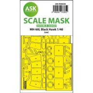   Art Scale Kit MH-60L Black Hawk double-sided express fit mask for ICM 1:48 (200-M48285)