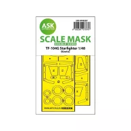   Art Scale Kit TF-104G Starfighter double-sided express fit mask for Kinetic 1:48 (200-M48287)