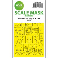  Art Scale Kit Westland Sea King HC.4 one-sided express fit mask for Airfix 1:48 (200-M48300)