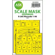  Art Scale Kit B-26G Marauder double-sided express fit mask for ICM 1:48 (200-M48305)