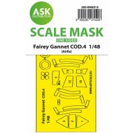   Art Scale Kit Fairey Gannet COD.4 one-sided fit and self adhesive express mask for Airfix 1:48 (200-M48315)