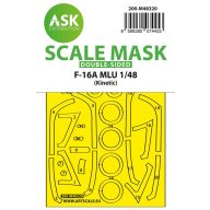   Art Scale Kit F-16A MLU double-sided fit and self adhesive express mask for Kinetic 1:48 (200-M48320)