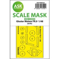   Art Scale Kit Gloster Meteor FR.9 one-sided fit and self adhesive express mask for Airfix 1:48 (200-M48324)