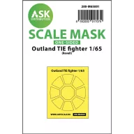   Art Scale Kit Outland TIE fighter one-sided painting mask for Revell 1:65 (200-M65001)