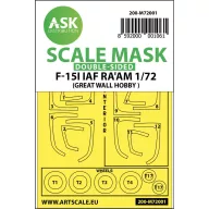   Art Scale Kit F-15I IAF RA'AM double-sided painting mask for Great Wall Hobby 1:72 (200-M72001)