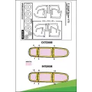 Art Scale Kit F-15I IAF RA'AM double-sided painting mask for Great Wall Hobby 1:72 (200-M72001)