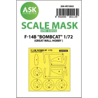   Art Scale Kit F-14B Bombcat outside painting mask for Great Wall Hobby 1:72 (200-M72002)