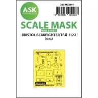   Art Scale Kit Bristol Beaufighter TF.X one-sided painting mask for Airfix 1:72 (200-M72014)