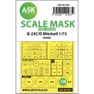   Art Scale Kit B-25C/D Mitchell one-sided for Airfix 1:72 (200-M72021)