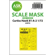   Art Scale Kit Curtiss Hawk 81-A-2 one-sided painting mask for Airfix 1:72 (200-M72030)