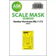   Art Scale Kit Hawker Hurricane Mk.I one-sided painting mask for Airfix 1:72 (200-M72033)