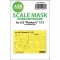 Art Scale Kit Su-35S Flanker E one-sided painting mask for Great Wall Hobby 1:72 (200-M72038)