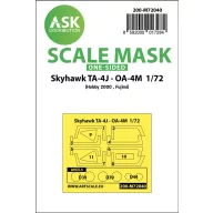   Art Scale Kit Skyhawk TA-4J - OA-4M one-sided painting mask for Hobby2000 / Fujimi 1:72 (200-M72040)
