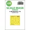 Art Scale Kit A-4M Skyhawk one-sided painting mask for Hobby2000 / Fujimi 1:72 (200-M72041)