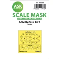   Art Scale Kit A6M2b Zero one-sided painting express mask for Tamiya 1:72 (200-M72051)