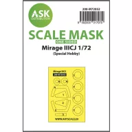   Art Scale Kit Mirage IIICJ one-sided painting express mask for Special Hobby 1:72 (200-M72052)