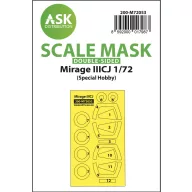   Art Scale Kit Mirage IIICJ double-sided painting express mask for Special Hobby 1:72 (200-M72053)
