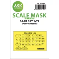   Art Scale Kit SAAB B17 one-sided painting express mask for Marivox 1:72 (200-M72054)