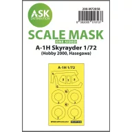   Art Scale Kit A-1H Skyrayder one-sided painting express mask for Hobby2000 / Hasegawa 1:72 (200-M72058)
