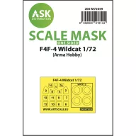   Art Scale Kit F4F-4 Wildcat one-sided painting express mask for Arma Hobby 1:72 (200-M72059)