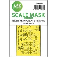   Art Scale Kit Harvard Mk.II/IIA/IIB/AT-6 Texan one-sided express fit mask for Special Hobby 1:72 (200-M72069)
