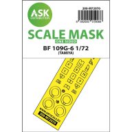   Art Scale Kit Bf 109G-6 one-sided express fit mask for Tamiya 1:72 (200-M72070)