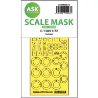  Art Scale Kit C-130H one-sided express fit mask for Zvezda 1:72 (200-M72076)