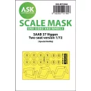 Art Scale Kit C-130H one-sided express fit mask for Zvezda 1:72 (200-M72076)